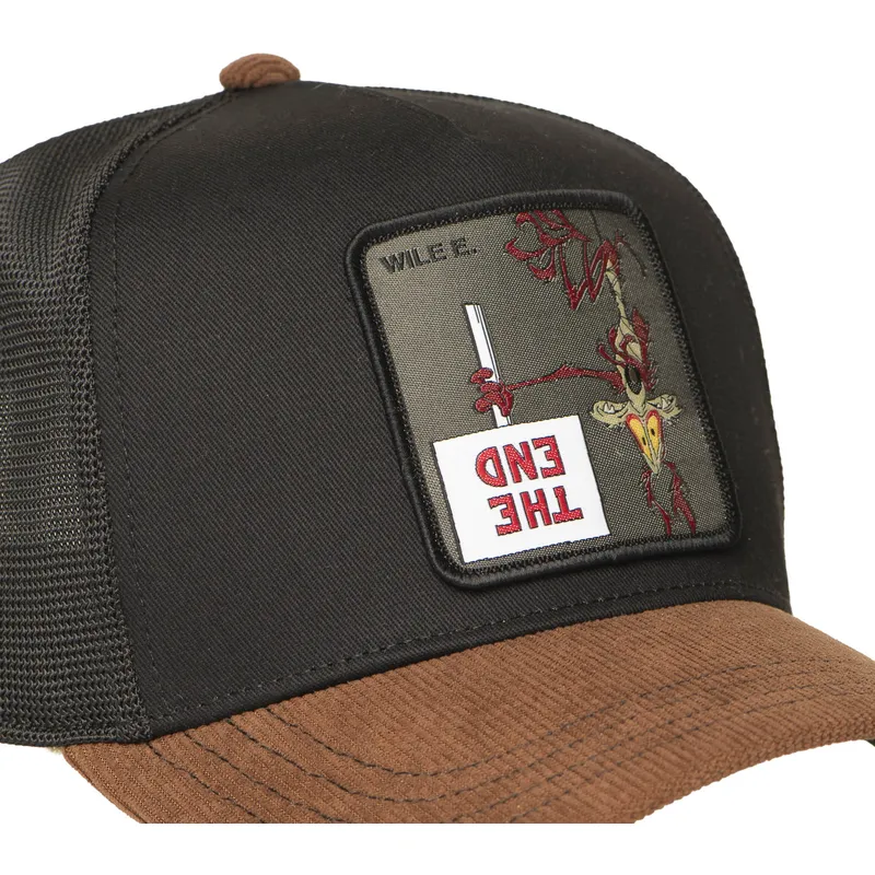 lippikset-kaareva-rekka-musta-snapback-loo12-wi2-kojootti-looney-tunes-capslab