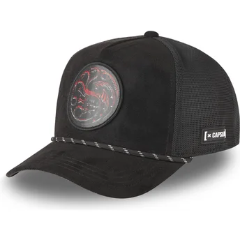 Cap kaareva black snapback Casa Targaryen HOD SYM Juego House Targaryen Game of Thrones Capslab