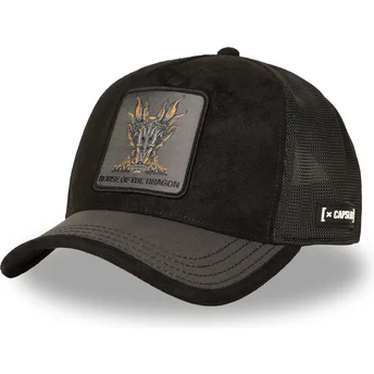 Cap kaareva black snapback House Of The Dragon HOD DRA Juego Game of Thrones Capslab