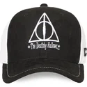 lippikset-kaareva-rekka-musta-snapback-kuoleman-varjelukset-harry-potter-capslab