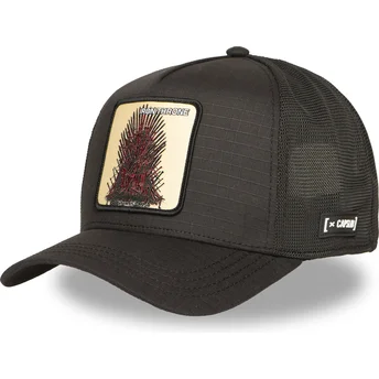 Cap kaareva black snapback Trono de Hierro GOT IRO Juego Iron Throne Game of Thrones Capslab
