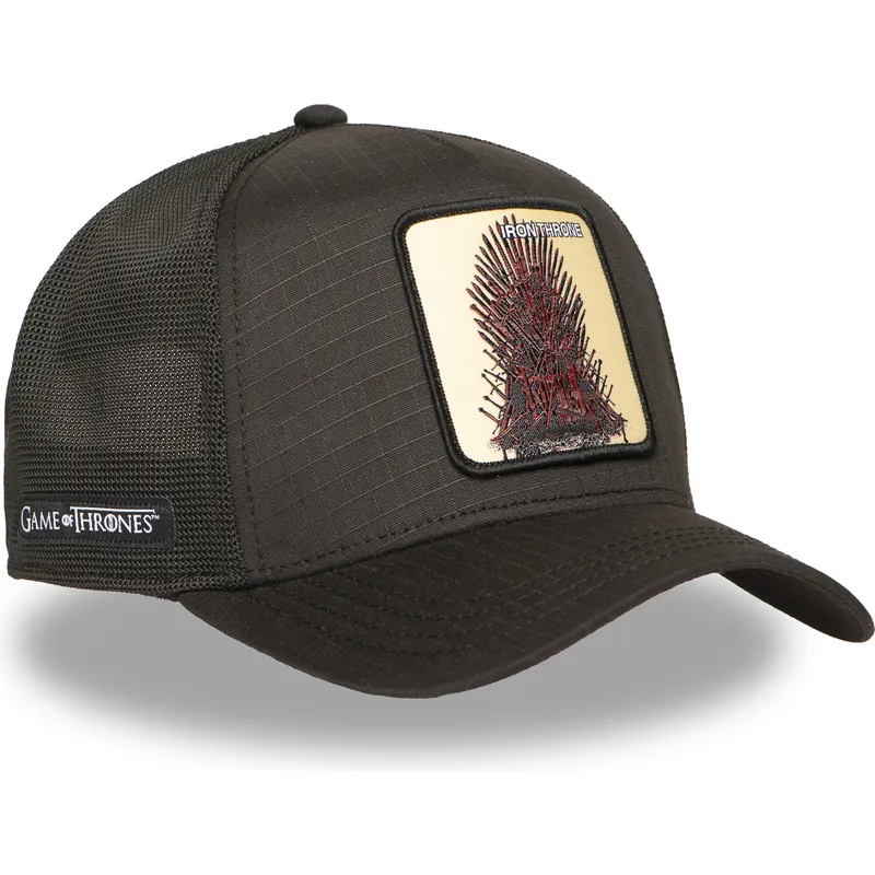 cap-kaareva-black-snapback-trono-de-hierro-got-iro-juego-iron-throne-game-of-thrones-capslab