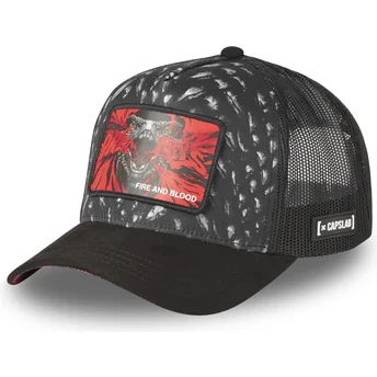 Cap kaareva black snapback Dracarys Fire And Blood GOT BLO Juego Dracarys Game of Thrones Capslab