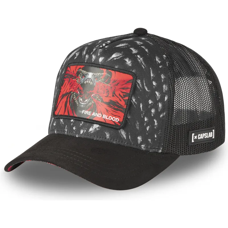 cap-kaareva-black-snapback-dracarys-fire-and-blood-got-blo-juego-dracarys-game-of-thrones-capslab