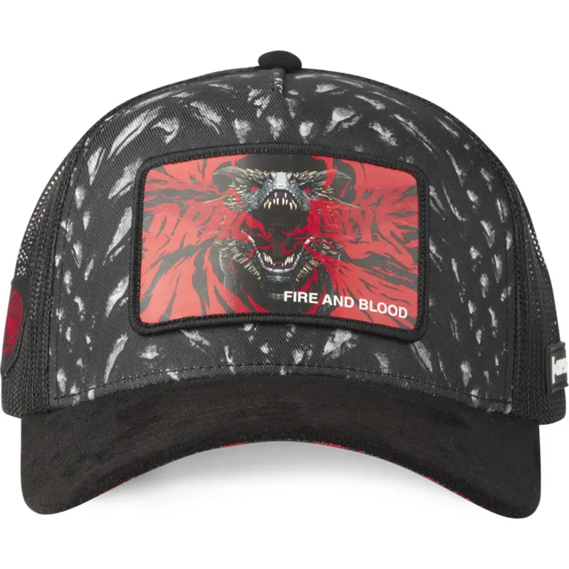cap-kaareva-black-snapback-dracarys-fire-and-blood-got-blo-juego-dracarys-game-of-thrones-capslab