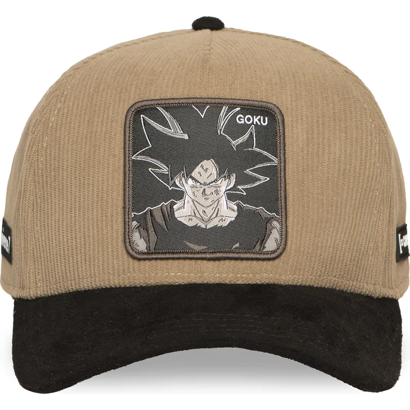 lippikset-kaareva-ruskea-snapback-son-goku-dragon-ball-capslab