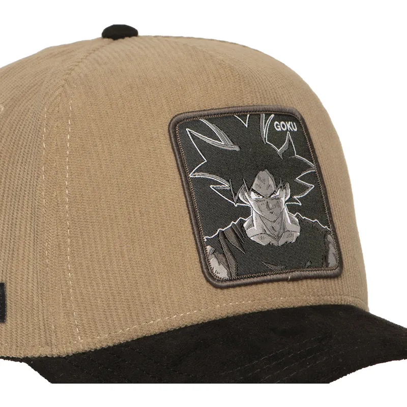 lippikset-kaareva-ruskea-snapback-son-goku-dragon-ball-capslab
