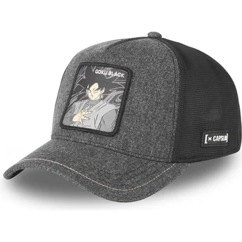 Lippikset kaareva rekka musta snapback Goku Black Dragon Ball Capslab