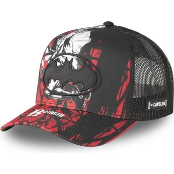Lippikset kaareva rekka musta snapback DC10 GRA CT Batman DC Comics Capslab