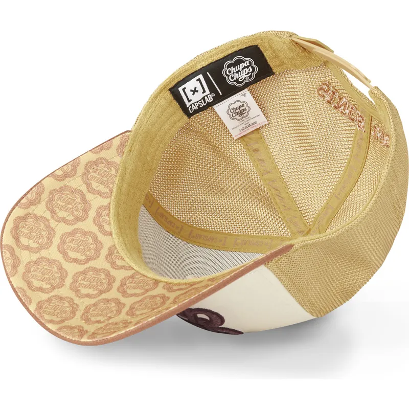 lippikset-kaareva-rekka-ruskea-snapback-cc3-chu-chupa-chups-capslab