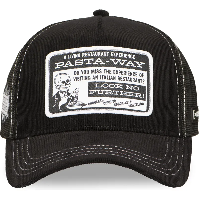 cap-kaareva-black-snapback-pasta-way-beetlejuice-capslab cap-kaareva-black-snapback-pasta-way-beetlejuice-capslab