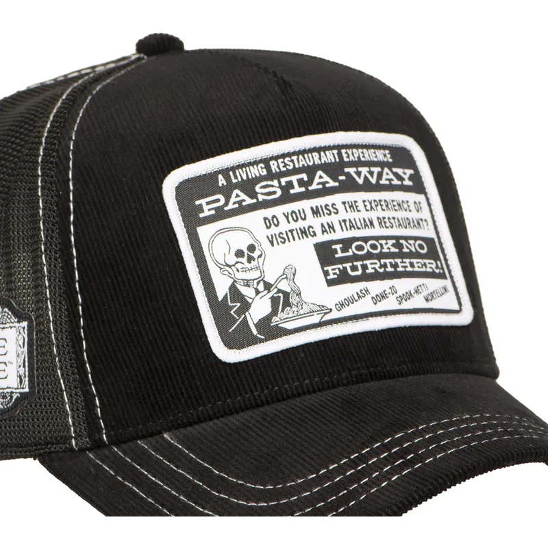 lippikset-kaareva-rekka-musta-snapback-btj-pas-pasta-way-beetlejuice-capslab