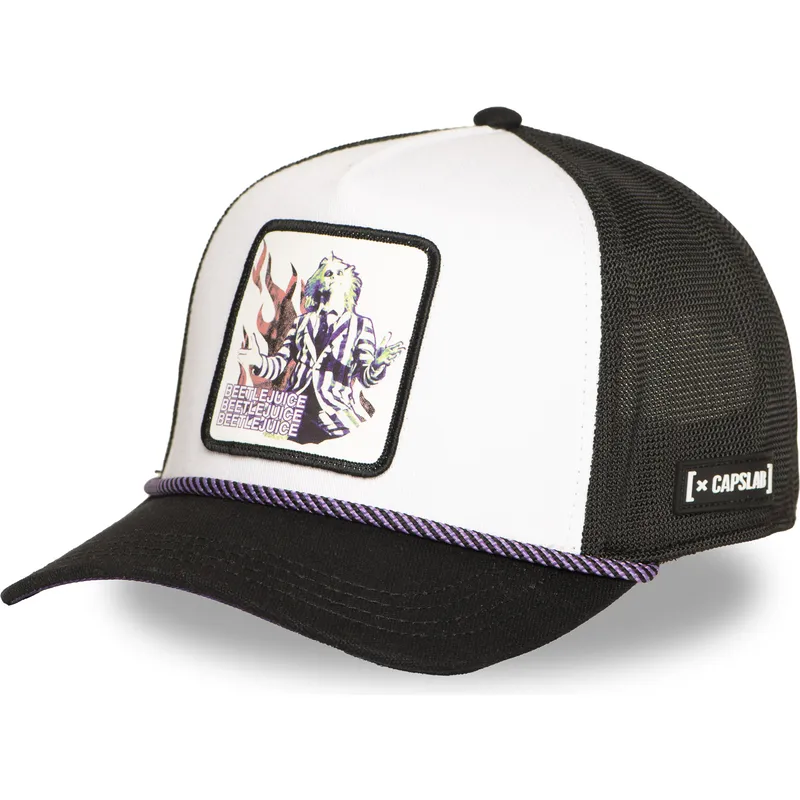 lippikset-kaareva-rekka-musta-snapback-btj-bee-beetlejuice-capslab