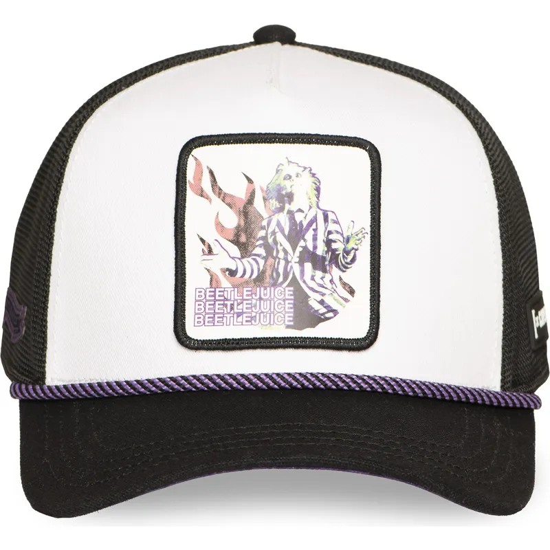 lippikset-kaareva-rekka-musta-snapback-btj-bee-beetlejuice-capslab