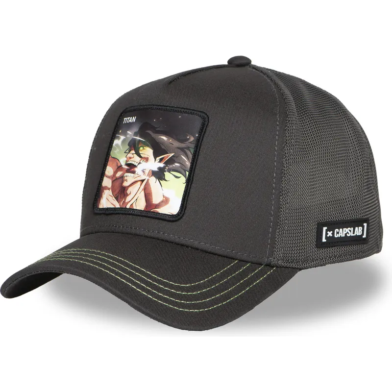 lippikset-kaareva-rekka-harmaa-snapback-hyokkayksen-jattilainen-attack-on-titan-capslab