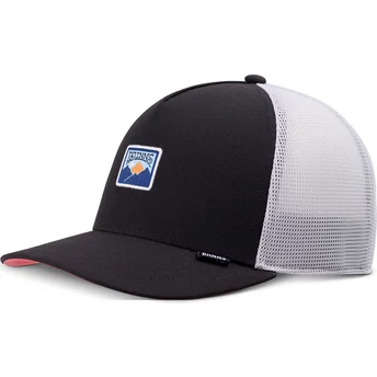 Lippikset kaareva rekka musta snapback Seersoftmesh HFT Djinns