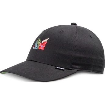 Cap kaareva black adjustable strap Djinns