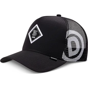 Djinns Big RipStop HFT Black Trucker Hat