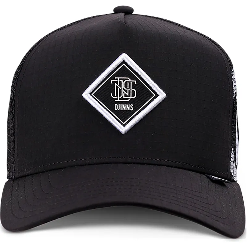 lippikset-kaareva-rekka-musta-snapback-big-ripstop-hft-djinns