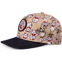 lippikset-littea-beige-snapback-lapsille-lucky-cat-linen-djinns
