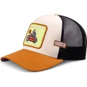 lippikset-kaareva-rekka-ruskea-snapback-riding-fast-hft-coastal
