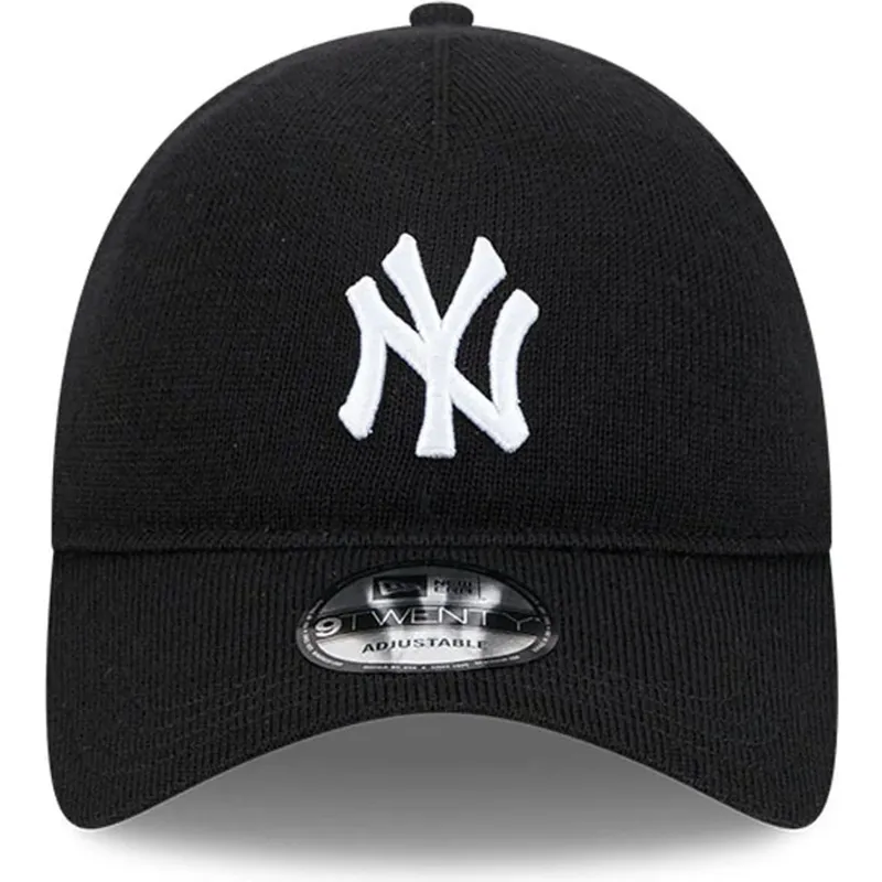 cap-kaareva-black-adjustable-strap-9twenty-merino-wool-yarn-new-york-yankees-mlb-new-era cap-kaareva-black-adjustable-strap-9twenty-merino-wool-yarn-new-york-yankees-mlb-new-era