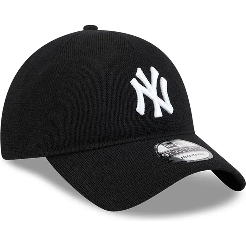 cap-kaareva-black-adjustable-strap-9twenty-merino-wool-yarn-new-york-yankees-mlb-new-era cap-kaareva-black-adjustable-strap-9twenty-merino-wool-yarn-new-york-yankees-mlb-new-era
