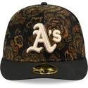 cap-kaareva-black-ajustada-59fifty-low-profile-floral-cord-three-looms-printed-corduroy-oakland-athletics-mlb-new-era