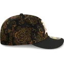 cap-kaareva-black-ajustada-59fifty-low-profile-floral-cord-three-looms-printed-corduroy-oakland-athletics-mlb-new-era