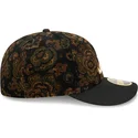 cap-kaareva-black-ajustada-59fifty-low-profile-floral-cord-three-looms-printed-corduroy-atlanta-braves-mlb-new-era