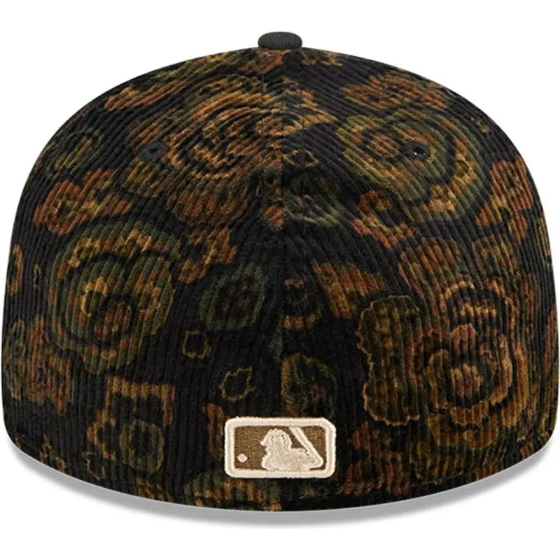 cap-kaareva-black-ajustada-59fifty-low-profile-floral-cord-three-looms-printed-corduroy-detroit-tigers-mlb-new-era