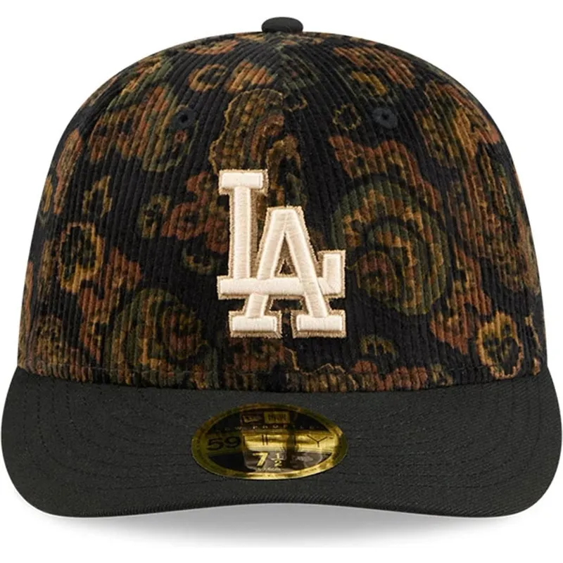 cap-kaareva-black-ajustada-59fifty-low-profile-floral-cord-three-looms-printed-corduroy-los-angeles-dodgers-mlb-new-era cap-kaareva-black-ajustada-59fifty-low-profile-floral-cord-three-looms-printed-corduroy-los-angeles-dodgers-mlb-new-era