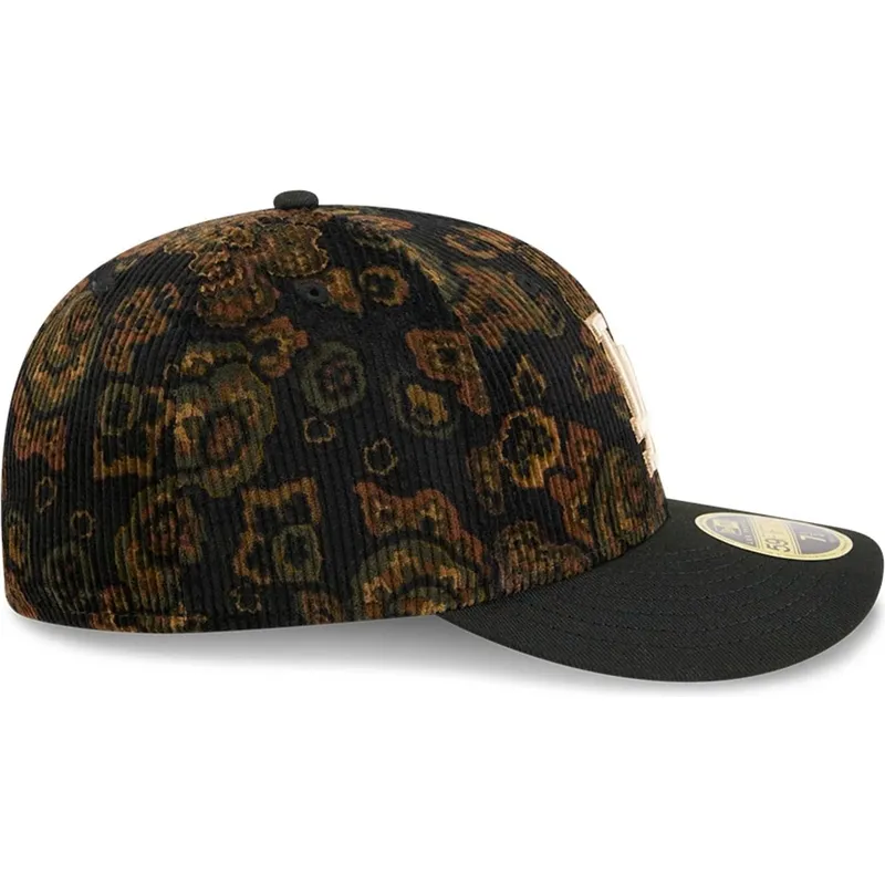 cap-kaareva-black-ajustada-59fifty-low-profile-floral-cord-three-looms-printed-corduroy-los-angeles-dodgers-mlb-new-era cap-kaareva-black-ajustada-59fifty-low-profile-floral-cord-three-looms-printed-corduroy-los-angeles-dodgers-mlb-new-era