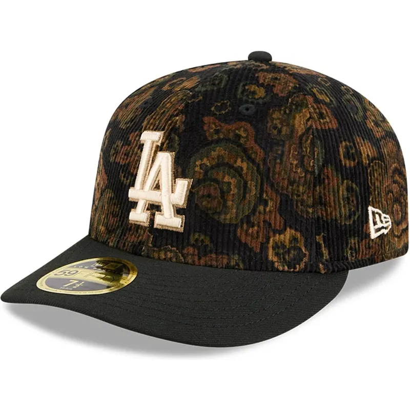 cap-kaareva-black-ajustada-59fifty-low-profile-floral-cord-three-looms-printed-corduroy-los-angeles-dodgers-mlb-new-era cap-kaareva-black-ajustada-59fifty-low-profile-floral-cord-three-looms-printed-corduroy-los-angeles-dodgers-mlb-new-era