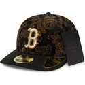 lippikset-kaareva-musta-istuva-59fifty-low-profile-floral-cord-three-looms-printed-corduroy-boston-red-sox-mlb-new-era