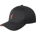 lippikset-kaareva-musta-istuva-wool-flexfit-baseball-beluga-black-kangol