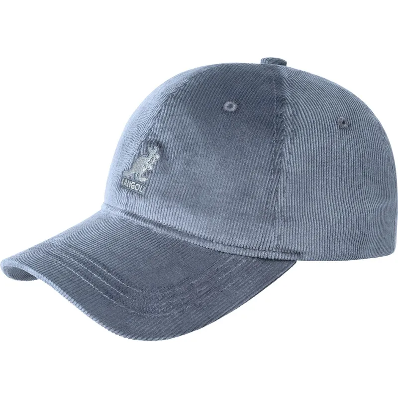 lippikset-kaareva-sininen-saadettava-nauha-cord-baseball-denim-blue-kangol lippikset-kaareva-sininen-saadettava-nauha-cord-baseball-denim-blue-kangol