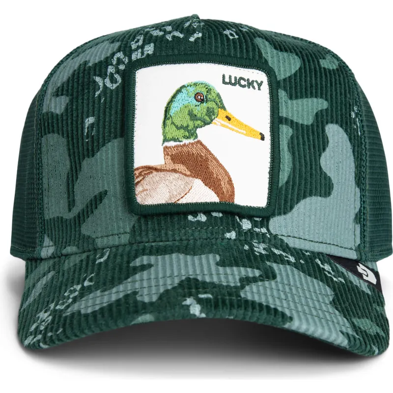 lippikset-kaareva-rekka-vihrea-snapback-lucky-duck-corduroy-camo-the-farm-goorin-bros lippikset-kaareva-rekka-vihrea-snapback-lucky-duck-corduroy-camo-the-farm-goorin-bros