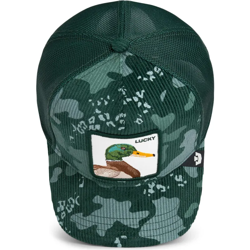 lippikset-kaareva-rekka-vihrea-snapback-lucky-duck-corduroy-camo-the-farm-goorin-bros lippikset-kaareva-rekka-vihrea-snapback-lucky-duck-corduroy-camo-the-farm-goorin-bros