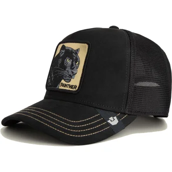 Lippikset kaareva rekka musta snapback Panther Golden Suede The Farm Goorin Bros.