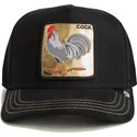 lippikset-kaareva-rekka-musta-snapback-cock-golden-suede-the-farm-goorin-bros