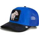lippikset-kaareva-rekka-sininen-snapback-flex-suede-the-farm-goorin-bros