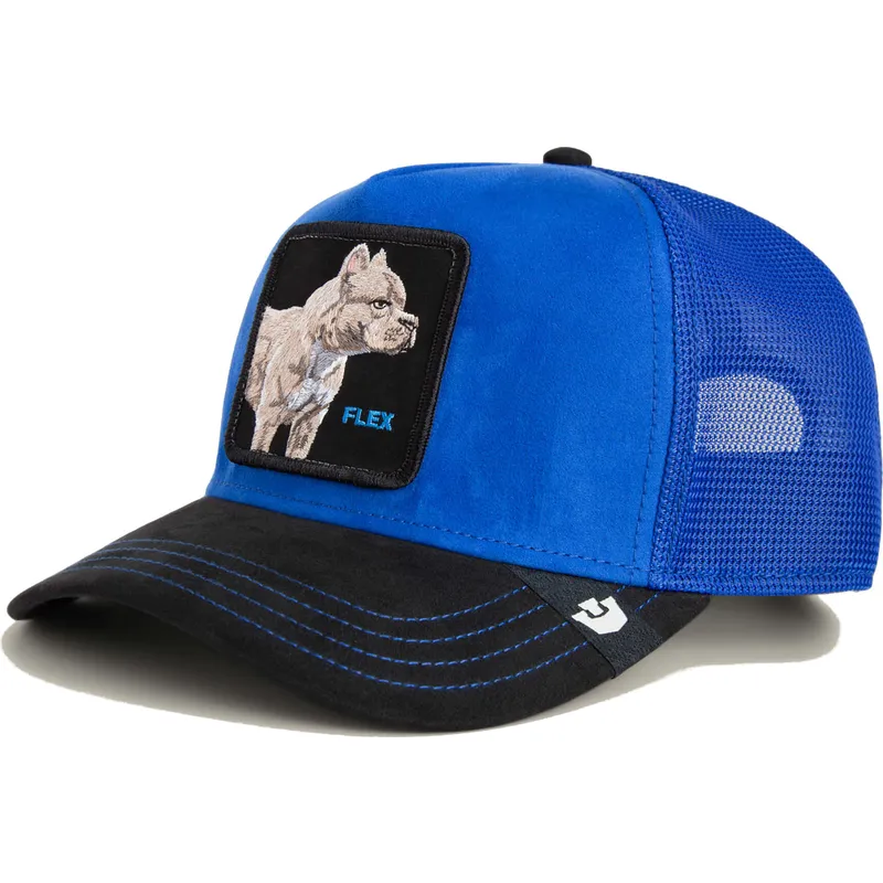lippikset-kaareva-rekka-sininen-snapback-flex-suede-the-farm-goorin-bros lippikset-kaareva-rekka-sininen-snapback-flex-suede-the-farm-goorin-bros