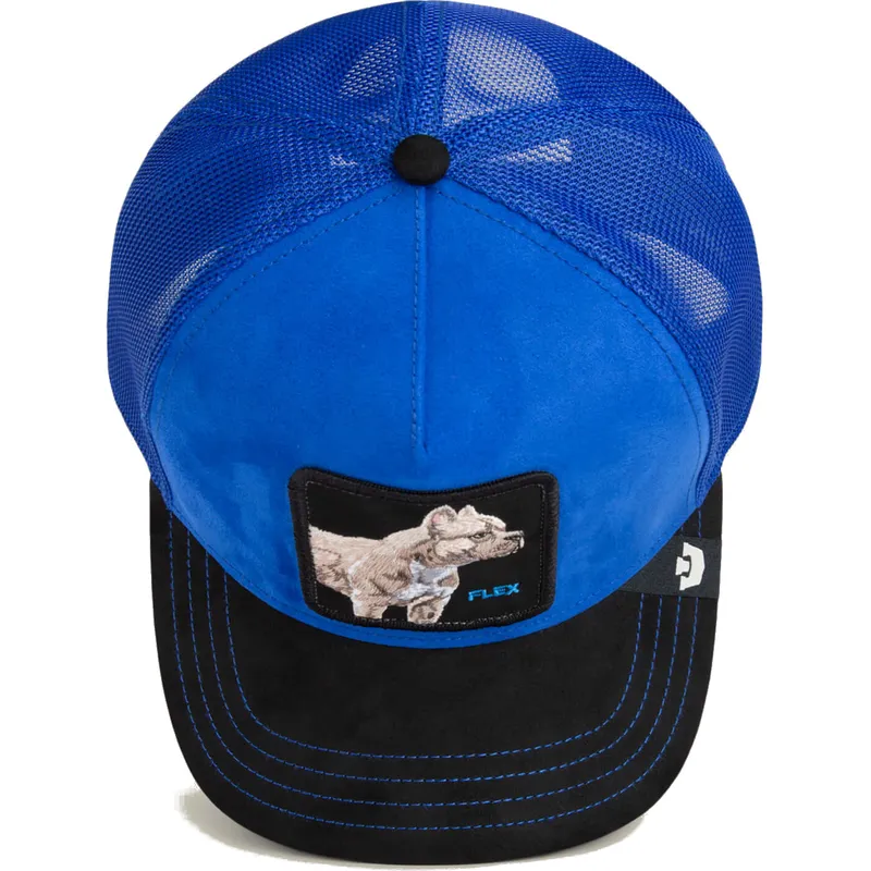 lippikset-kaareva-rekka-sininen-snapback-flex-suede-the-farm-goorin-bros lippikset-kaareva-rekka-sininen-snapback-flex-suede-the-farm-goorin-bros