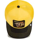 lippikset-kaareva-rekka-keltainen-snapback-mighty-lion-suede-the-farm-goorin-bros