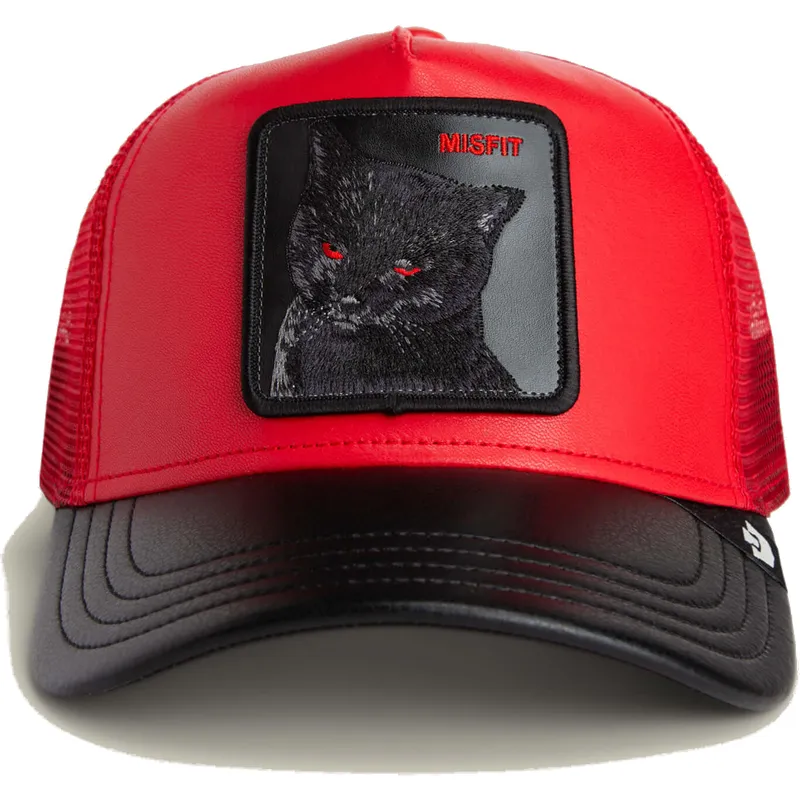 lippikset-kaareva-rekka-punainen-snapback-misfit-courtside-the-farm-goorin-bros
