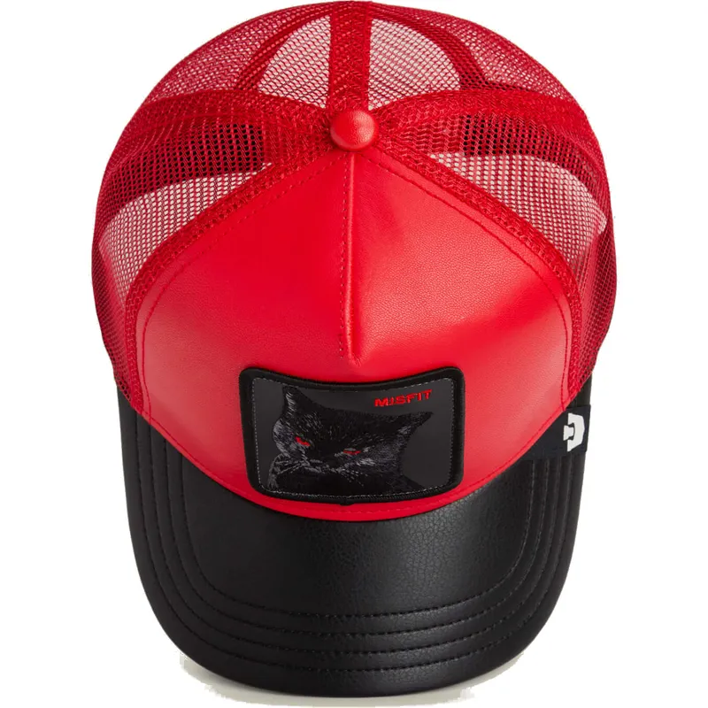lippikset-kaareva-rekka-punainen-snapback-misfit-courtside-the-farm-goorin-bros