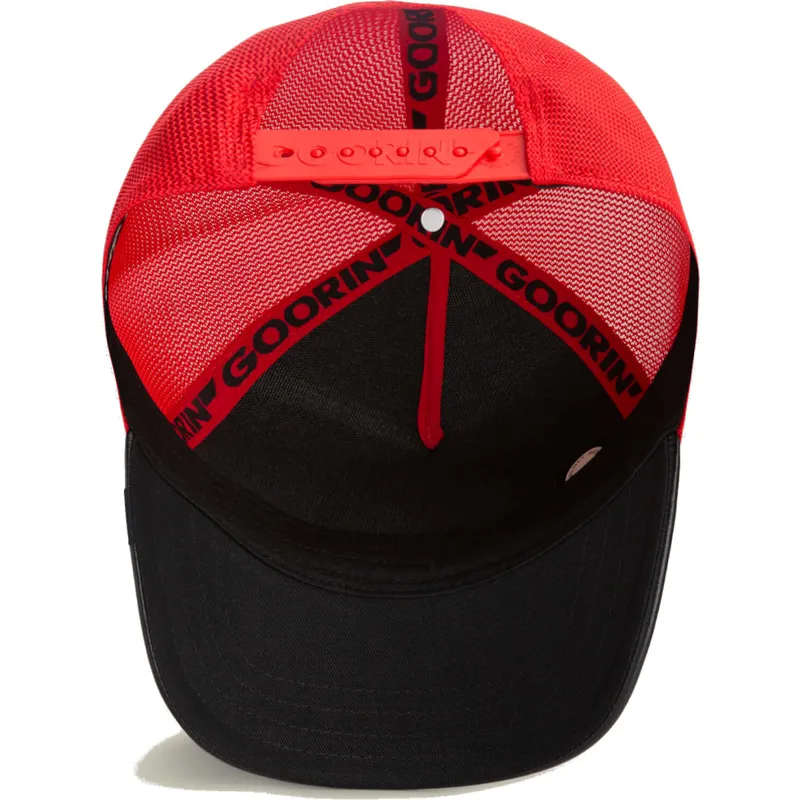lippikset-kaareva-rekka-punainen-snapback-misfit-courtside-the-farm-goorin-bros