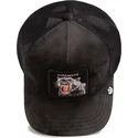 lippikset-kaareva-rekka-musta-snapback-strength-panther-velour-the-farm-goorin-bros