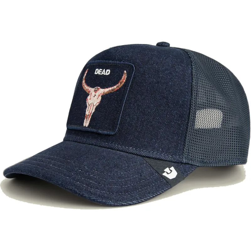 lippikset-kaareva-rekka-laivastonsininen-snapback-dead-denim-the-farm-goorin-bros lippikset-kaareva-rekka-laivastonsininen-snapback-dead-denim-the-farm-goorin-bros